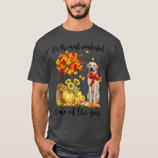 It's The Most Wonderful Autumn Time Labrador Pumpk T-Shirt