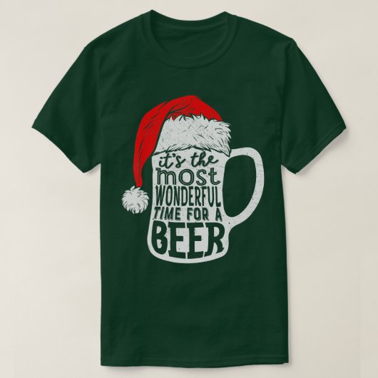Its The Most Wonderful Time For A Beer Christmas S T-Shirt (Design vorne)
