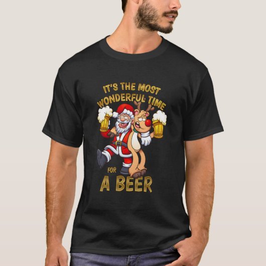 It'S The Most Wonderful Time For A Beer T-Shirt (Vorderseite)