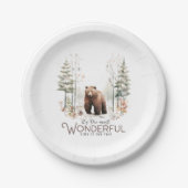 It's the Most Wonderful Time of the Year, Bear Pappteller (Vorderseite)