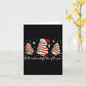 It's The Most Wonderful Time Of The Year Christmas Karte (Gelbe Blume)