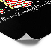 It's The Most Wonderful Time Of The Year Christmas Poster (Ecke)