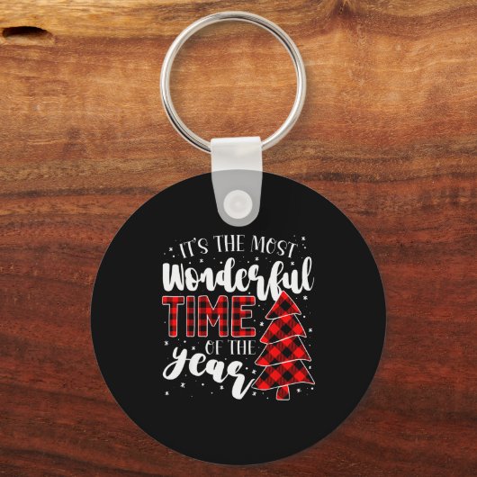 Its The Most Wonderful Time Of The Year Christmas Schlüsselanhänger (Vorderseite)