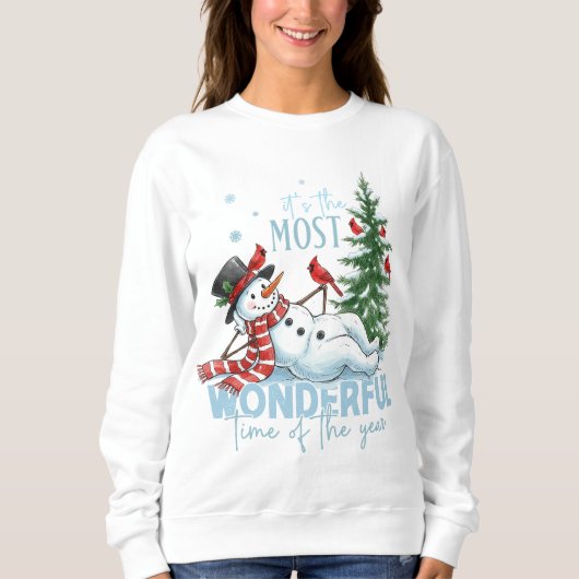 It's The Most Wonderful Time Of The Year Christmas Sweatshirt (Vorderseite)
