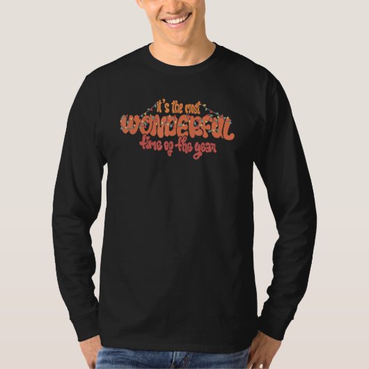 It's The Most Wonderful Time Of The Year Christmas T-Shirt (Vorderseite)