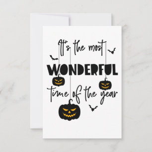 It's the Most Wonderful Time of the Year Halloween Dankeskarte
