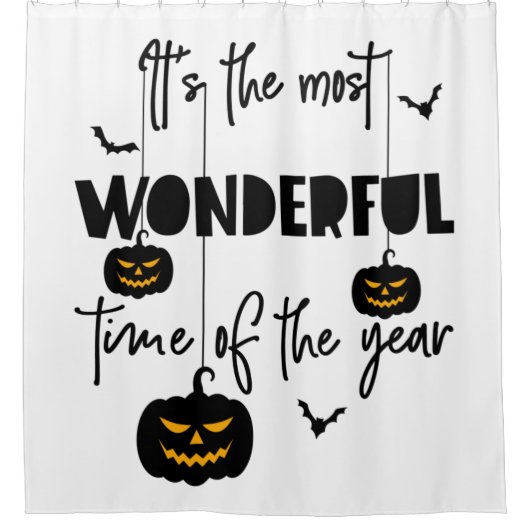 It's the Most Wonderful Time of the Year Halloween Duschvorhang (Vorderseite)