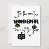 It's the Most Wonderful Time of the Year Halloween Einladung (Vorderseite)