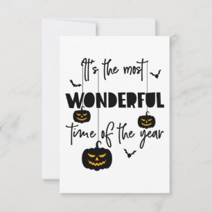 It's the Most Wonderful Time of the Year Halloween RSVP Karte