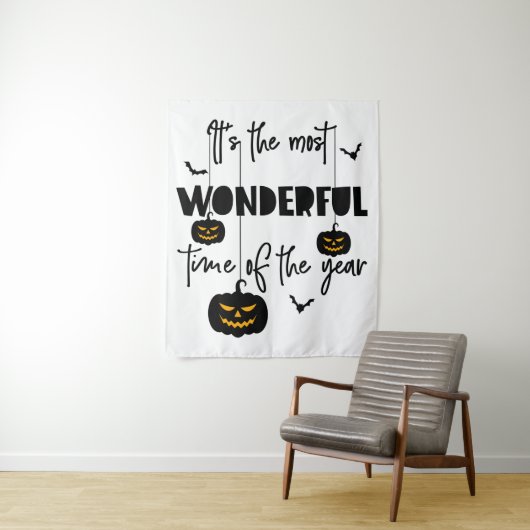 It's the Most Wonderful Time of the Year Halloween Wandteppich (Beispiel)