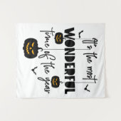 It's the Most Wonderful Time of the Year Halloween Wandteppich (Vorderseite (Horizontal))