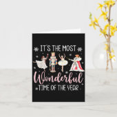 It's The Most Wonderful Time Of The Year Nutcracke Karte (Gelbe Blume)
