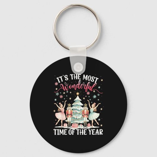 It's The Most Wonderful Time Of The Year Nutcracke Schlüsselanhänger (Vorderseite)