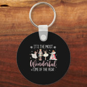 It's The Most Wonderful Time Of The Year Nutcracke Schlüsselanhänger (Vorderseite)