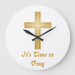 It's Time to Pray Große Wanduhr