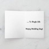 It's Time to Wave Goodbye to Single Life Karte (Innenseite)