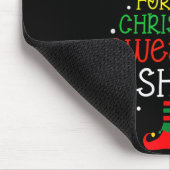 It's Too Hot For Ugly Christmas Funny Xmas Men Wom Mousepad (Ecke)