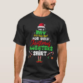 It's Too Hot For Ugly Christmas Shirt Funny Xmas M (Vorderseite)