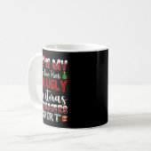 Its Too Hot For Ugly Christmas Sweaters Funny Xmas Kaffeetasse (Vorderseite Links)