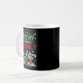 Its Too Hot For Ugly Christmas Sweaters Funny Xmas Kaffeetasse (Vorderseite Links)