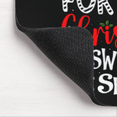 Its Too Hot For Ugly Christmas Sweaters Funny Xmas Mousepad (Ecke)