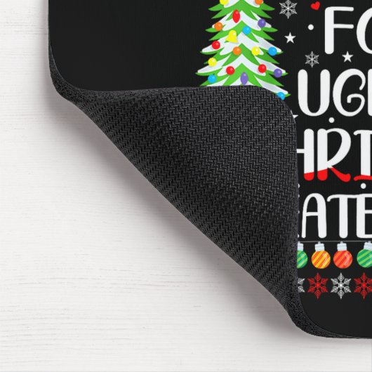 It's Too Hot For Ugly Christmas Sweaters Giraffe L Mousepad (Ecke)