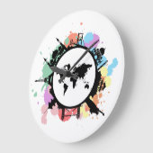 It's travel time große wanduhr (Winkel)