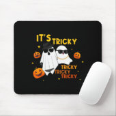 It's Tricky Tricky Tricky Funny Ghost Boo Hallowee Mousepad (Mit Mouse)