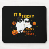 It's Tricky Tricky Tricky Funny Ghost Boo Hallowee Mousepad (Vorne)