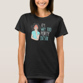 It's Way Too Peopley Outside Introverted Introvert T-Shirt (Vorderseite)