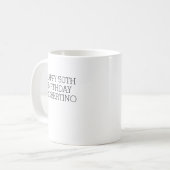 It's Weird Same Old People 50th Birthday Kaffeetasse (Vorderseite Links)