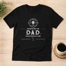 It's What I Do I Smoke Meat Funny Dad BBQ Heart T-Shirt