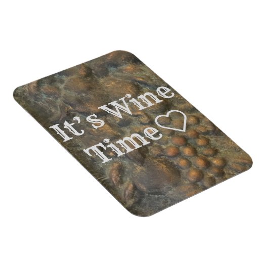 "It's Wine Time" Magnet (Rechte Seite)
