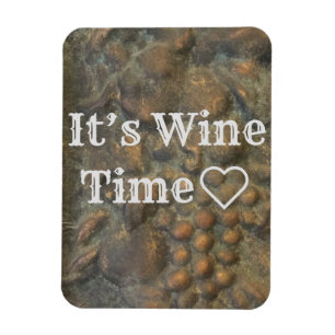 "It's Wine Time" Magnet
