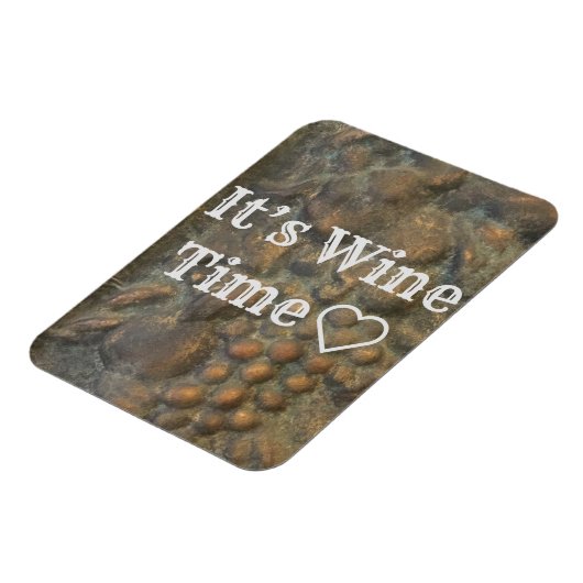 "It's Wine Time" Magnet (Linke Seite)