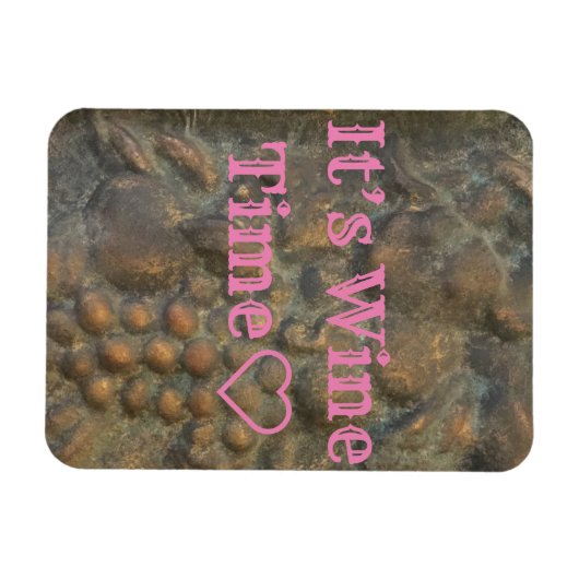 "It's Wine Time" Magnet (Horizontal)