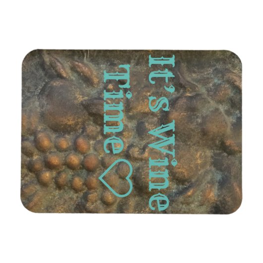 "It's Wine Time" Magnet (Horizontal)