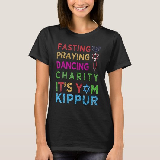 It's Yom Kippur Happy Holy Day T-Shirt (Vorderseite)