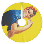 It's Your Custom Rosie Party on a Polyester Weihnachtsbaumdecke (Vorderseite)