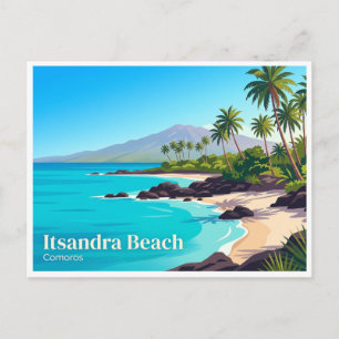 Itsandra-Strand Moroni Komoren Postkarte
