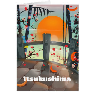 Itsukushima Japan Reiseplakat