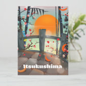 Itsukushima Japan Reiseplakat (Stehend Vorderseite)