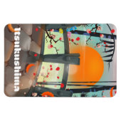 Itsukushima Japan Reiseplakat Magnet (Horizontal)