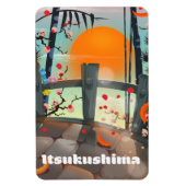Itsukushima Japan Reiseplakat Magnet (Vertikal)