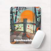 Itsukushima Japan Reiseplakat Mousepad (Mit Mouse)
