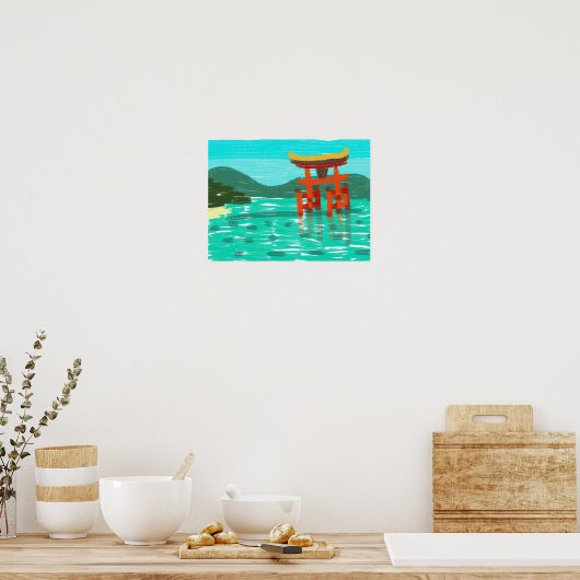 Itsukushima Shrine Poster (Küche)