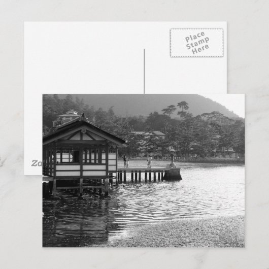 Itsukushima Shrine Postkarte (Vorne/Hinten)