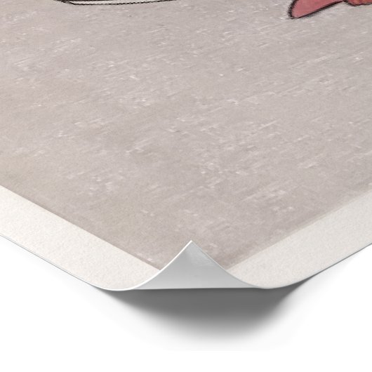 Itsutomi von Eishi Hosoda (1756-1829), Poster (Ecke)