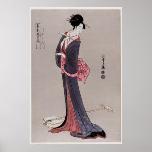Itsutomi von Eishi Hosoda (1756-1829), Poster