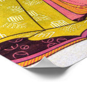 Itsutomi von Eishi Hosoda japanese woodblock geish Poster (Ecke)